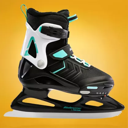 Łyżwy dziecięce regulowane Bladerunner Micro XT Ice G czarno-turkusowe