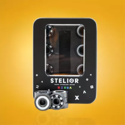 Łożyska ceramiczne wyścigowe Stelior Pro Black Ceramic (16 szt.)
