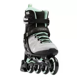Rolki Rollerblade Macroblade 80 ABT W szaro-miętowe - 2