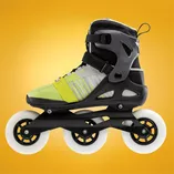 Rolki Rollerblade Macroblade 110 3WD W szaro-zółte