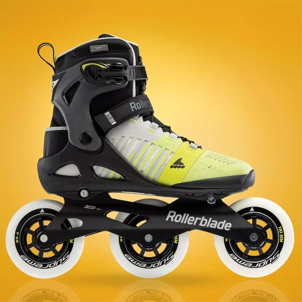 Rolki Rollerblade Macroblade 110 3WD szaro-żółte