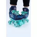 Wrotki dla dorosłych - Wrotki Rio Roller Lumina granatowo-zielone - 5