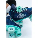 Wrotki dla dorosłych - Wrotki Rio Roller Lumina granatowo-zielone - 4