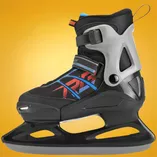Łyżwy dziecięce regulowane Rollerblade Comet Ice czarno-niebieskie
