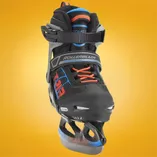 Łyżwy dziecięce regulowane Rollerblade Comet Ice czarno-niebieskie