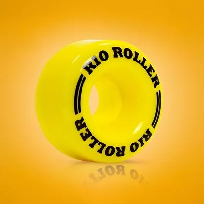 Kółka do wrotek Rio Roller Coaster 62x36mm/82a żółte (4 szt.)