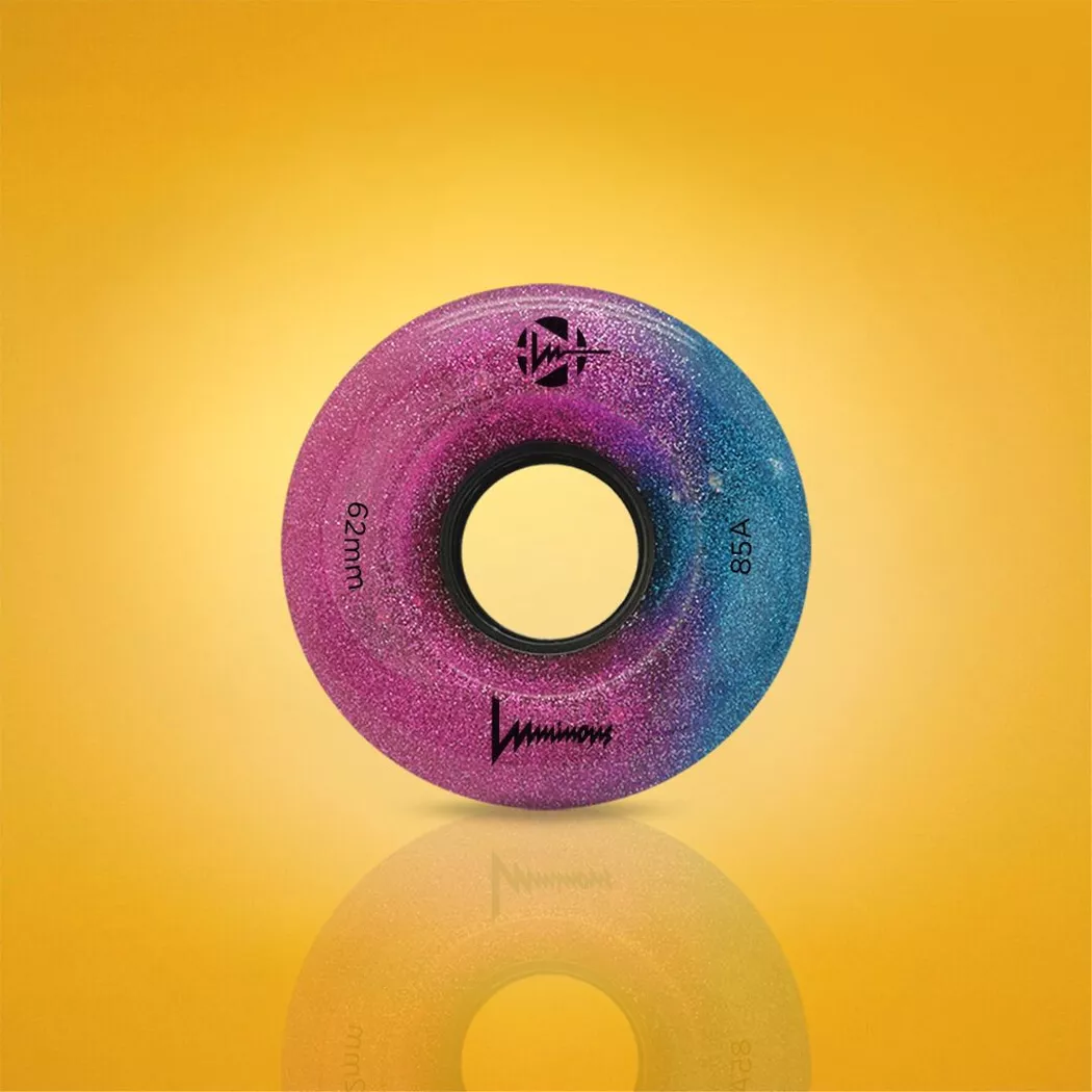 Świecące kółka Luminous LED 62mm/85a galaktyczne z brokatem (4 szt.)