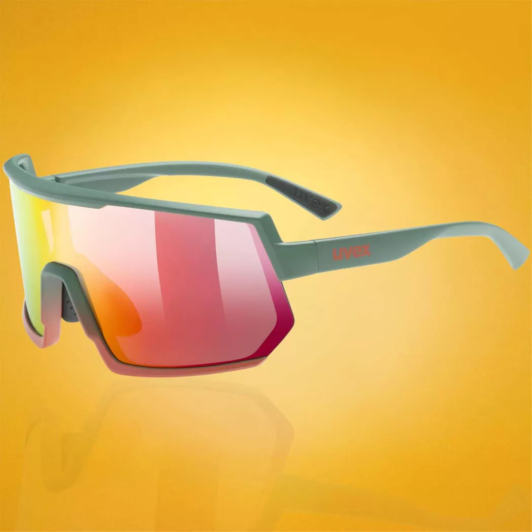 Okulary przeciwsłoneczne UVEX Sportstyle 235 Moss Grapefruit Matt / Mirror Red