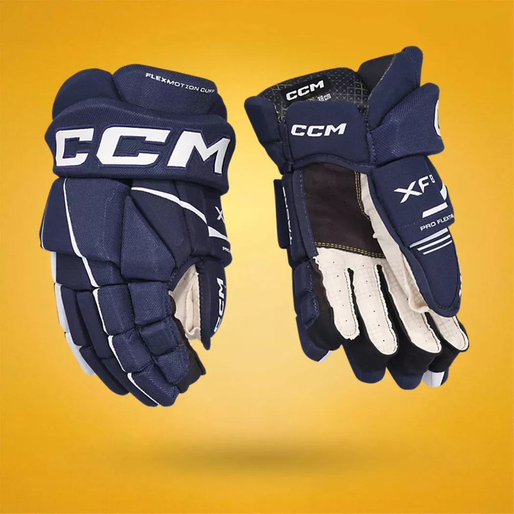 Rękawice hokejowe CCM Tacks XF80 SR NVWH