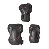Ochraniacze Rollerblade Skate Gear W 3-pak czarno-różowe