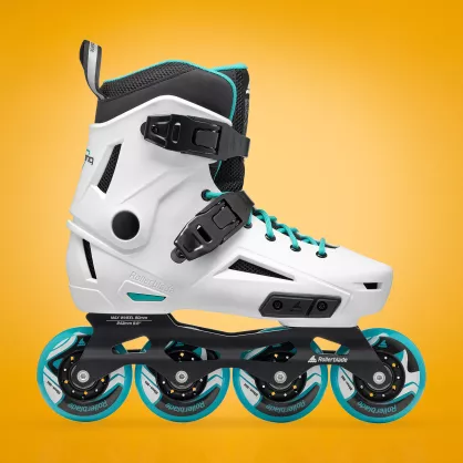 Rolki Rollerblade Lightning W biało-błękitne