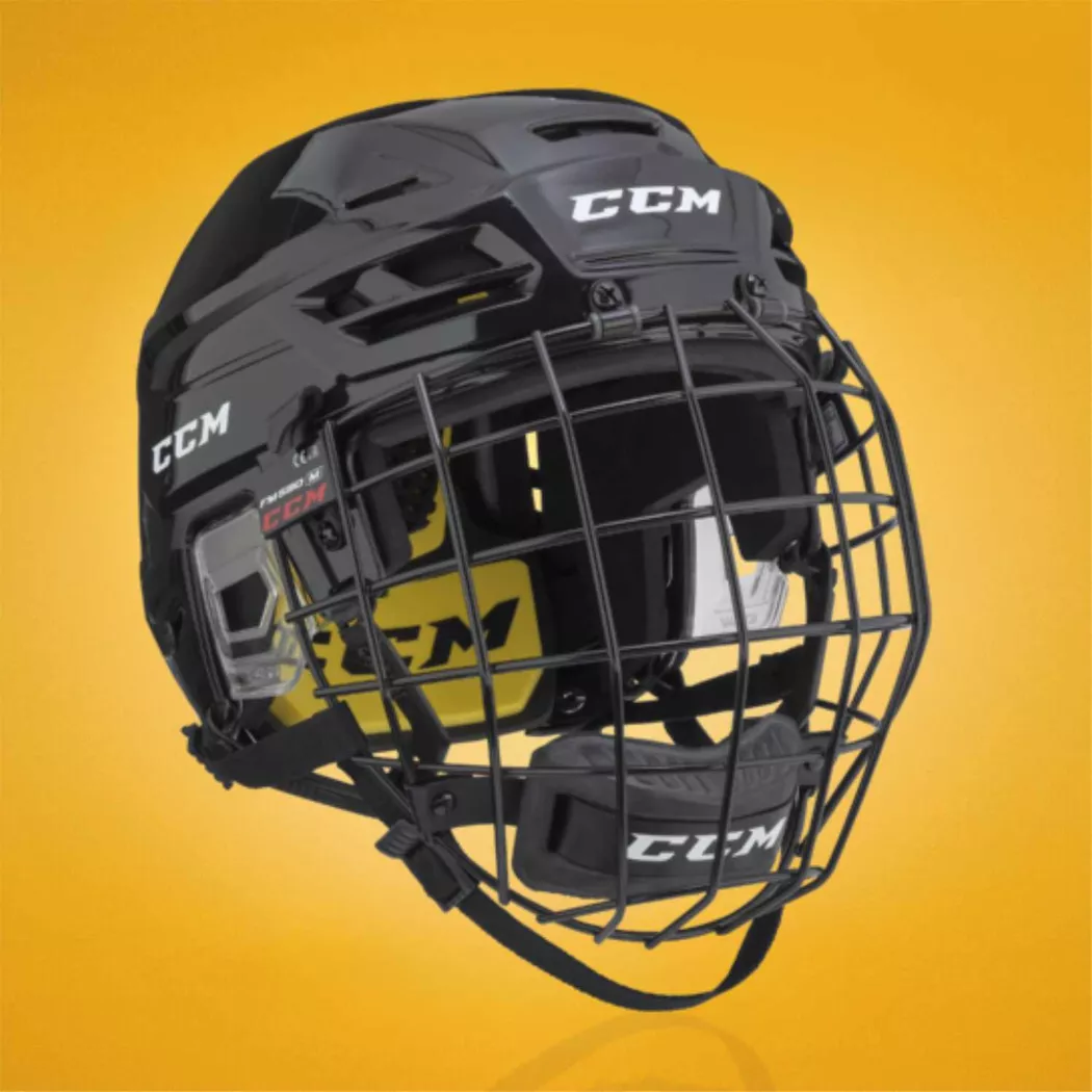 Kask hokejowy CCM Tacks 210 Combo SR czarny