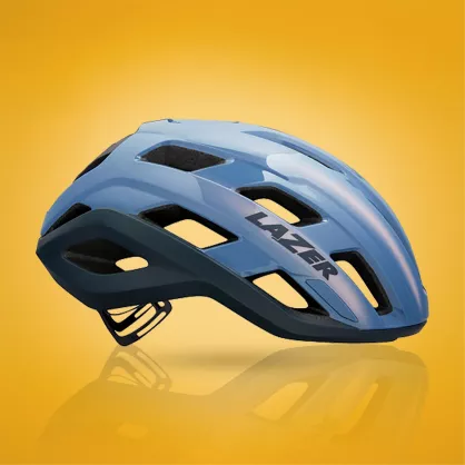 Kask na rolki Lazer Strada KinetiCore Sunset niebieski
