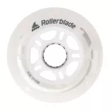 Kółka świecące do rolek Rollerblade Moonbeams Led białe 80mm/82a (4 szt.)