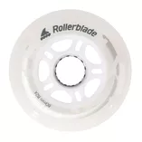 Kółka świecące do rolek Rollerblade Moonbeams Led białe 80mm/82a (4 szt.)