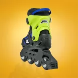 Rolki dziecięce Rollerblade Microblade czarno-niebiesko-zielone