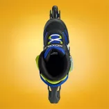Rolki dziecięce Rollerblade Microblade czarno-niebiesko-zielone