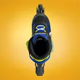 Rolki dziecięce Rollerblade Microblade czarno-niebiesko-zielone