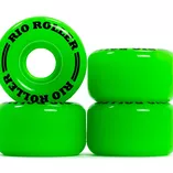 Kółka do wrotek Rio Roller Coaster 62x36mm/82a zielone (4szt.)