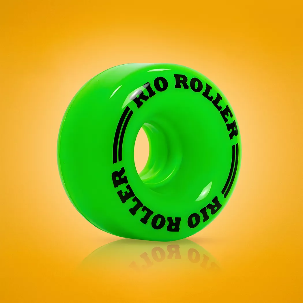 Kółka do wrotek Rio Roller Coaster 62x36mm/82a zielone (4szt.)
