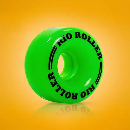 Kółka do wrotek Rio Roller Coaster 62x36mm/82a zielone (4 szt.)