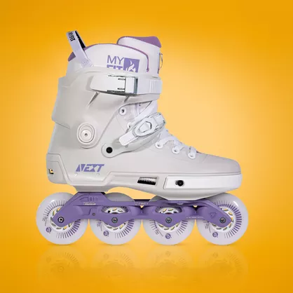Rolki Powerslide Next 80 szaro-purpurowe