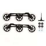 Kółka do Rolek + Szyny do Rolek - Rollerblade Marathon pak 3WD 12,6 ”/ 320 mm,110 mm / 85a - 4