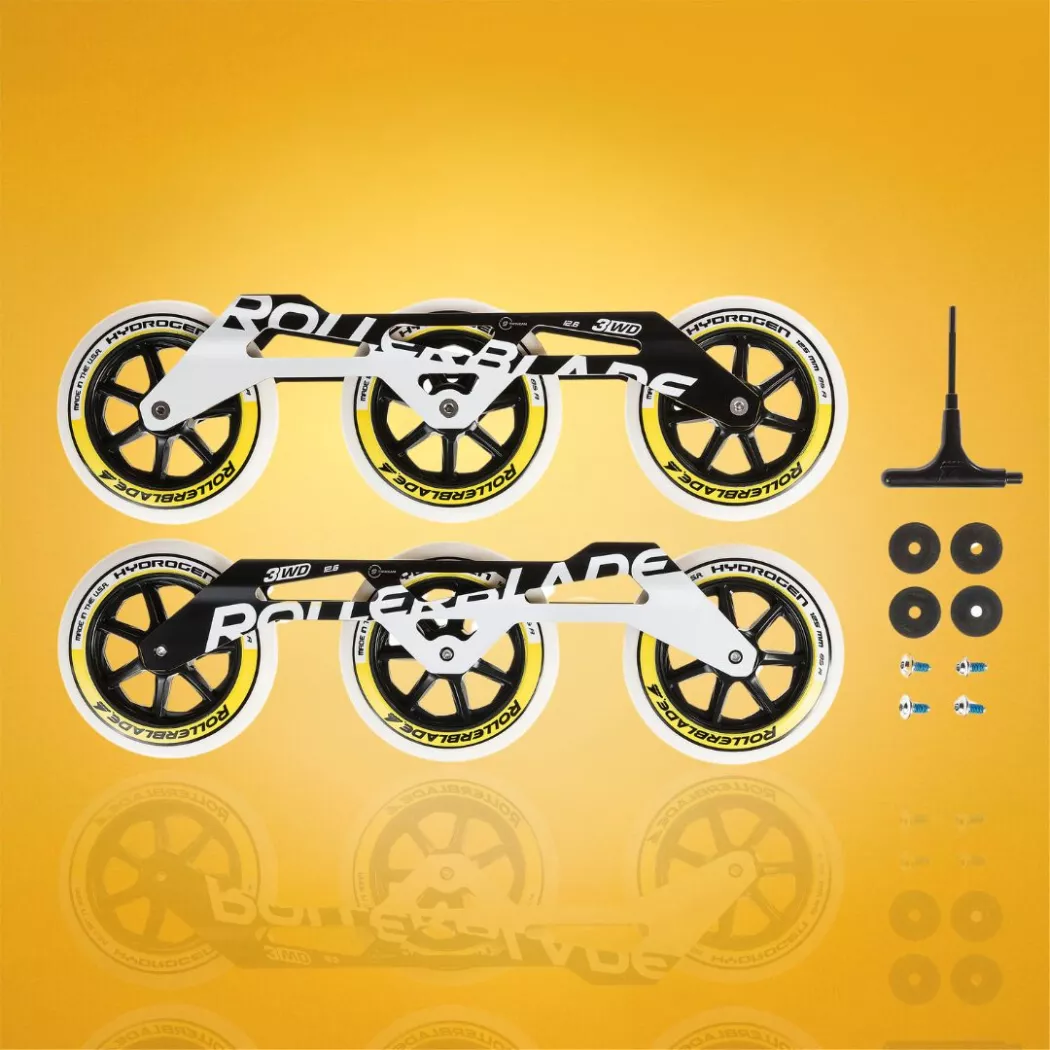 Kółka do Rolek + Szyny do Rolek - Rollerblade Marathon pak 3WD 12,6 ”/ 320 mm,110 mm / 85a