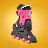 Rolki dziecięce Rollerblade Microblade czarno-różowe