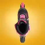 Rolki dziecięce Rollerblade Microblade czarno-różowe