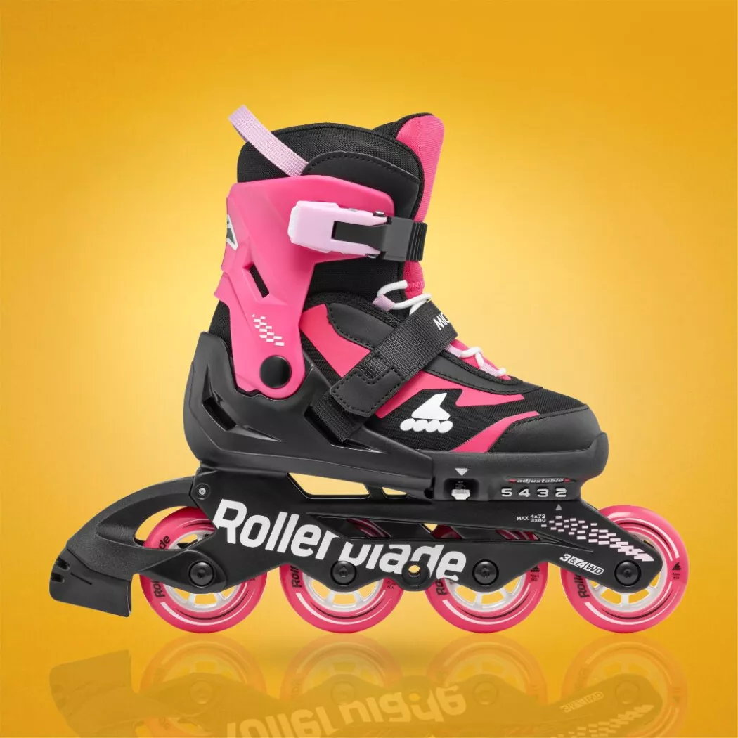 Rolki Rollerblade Microblade różowo-czarne 2025