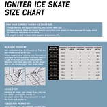 tabela rozmiarów Łyżwy Bladerunner Igniter XT Ice W czarno-różowe