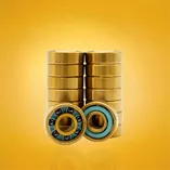 Łożyska hybrydowe złote Stelior Black Ceramic do rolek (16 szt.)