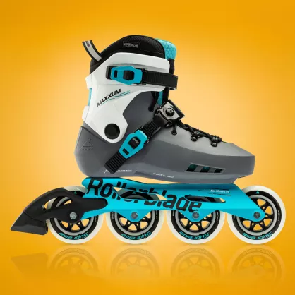 Rolki Rollerblade Maxxum XT W szaro-błękitne Supreme