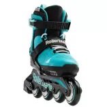 Rolki Rollerblade Microblade błękitno-czarne