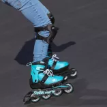 Rolki Rollerblade Microblade błękitno-czarne