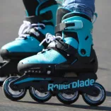 Rolki Rollerblade Microblade błękitno-czarne