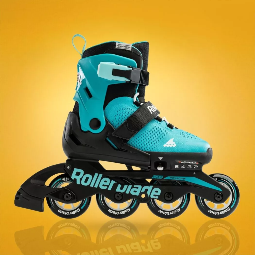 Rolki Rollerblade Microblade błękitno-czarne