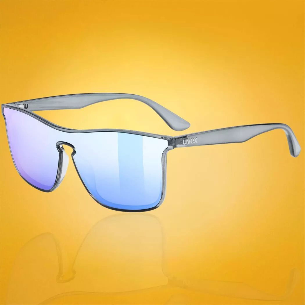 Okulary UVEX Heyday Clear Smoke / Mirror Blue