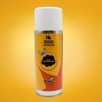 Spray dezynfekujący Bogdanca XL - Środek odświeżający do rolek, łyżew, wrotek