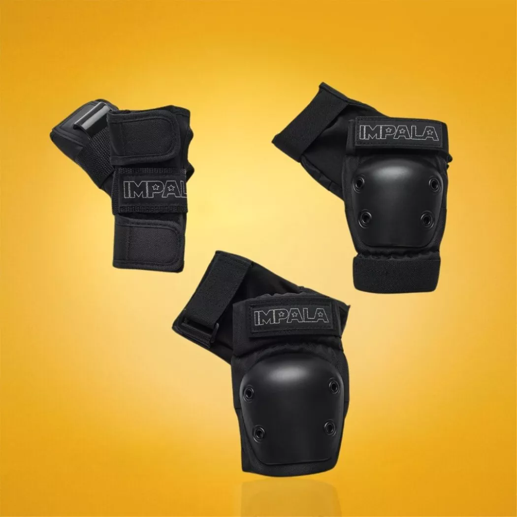 Ochraniacze dziecięce Impala Kid's Protective Set czarne (3 pak)