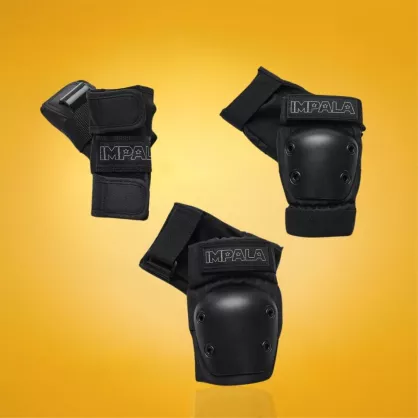 Ochraniacze dziecięce Impala Kid's Protective Set czarne (3 pak)
