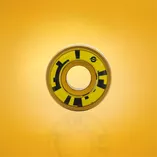 Łożyska hybrydowe złote Stelior White Ceramic do rolek (16 szt.)