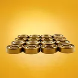 Łożyska hybrydowe złote Stelior White Ceramic do rolek (16 szt.)