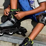 Rolki Rollerblade Microblade Free 3WD szaro-limonkowe