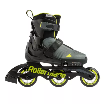 Rolki Rollerblade Microblade Free 3WD szaro-limonkowe