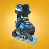 Rolki dziecięce Rollerblade Microblade SL czarno-niebieskie
