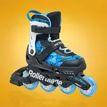 Rolki dziecięce Rollerblade Microblade SL czarno-niebieskie
