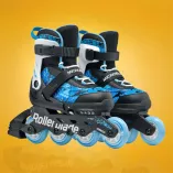 Rolki dziecięce Rollerblade Microblade SL czarno-niebieskie
