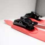 Zestaw dolnych klamer FR Double Strap czerwony XL ze śrubami L+P
